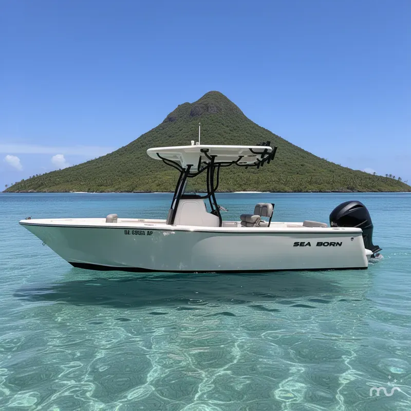 Slide: The Image of Sea Born LX22 Center Console 2024 - 2