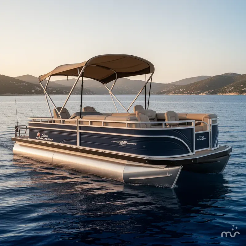 The Image of Sun Tracker Fishin' Barge 22 DLX 2024 - 0