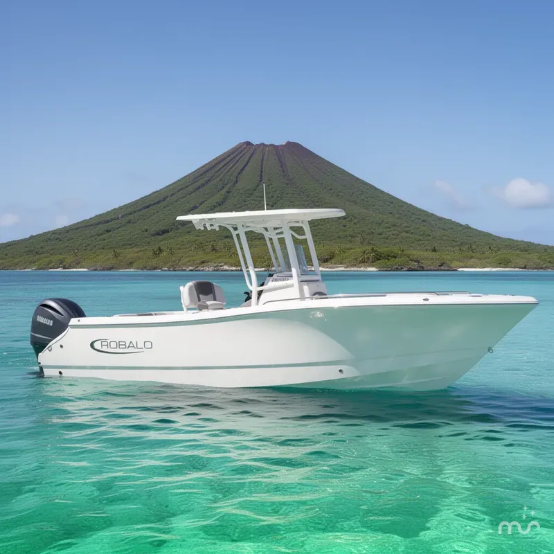Slide: The Image of Robalo R230 Center Console 2025 - 2