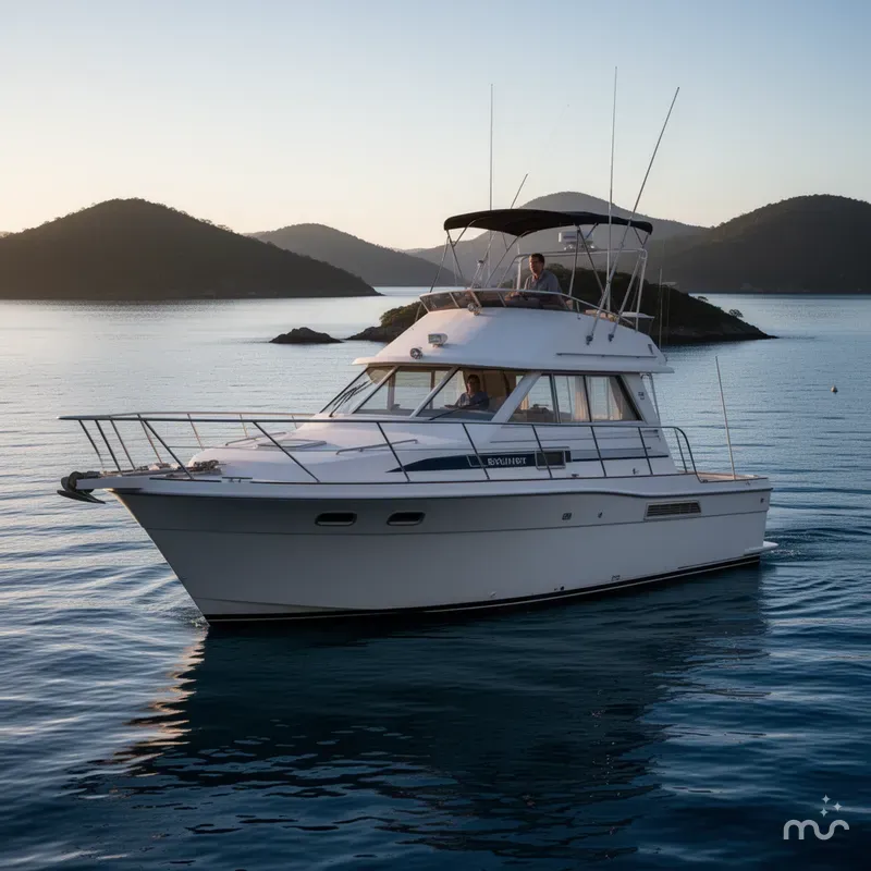 Slide: The Image of Bayliner 4588 Pilothouse 1992 - 2