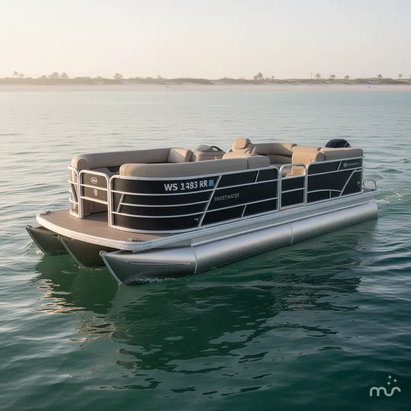 Slide: The Image of Sweetwater 2286SB Tritoon 2022 - 0