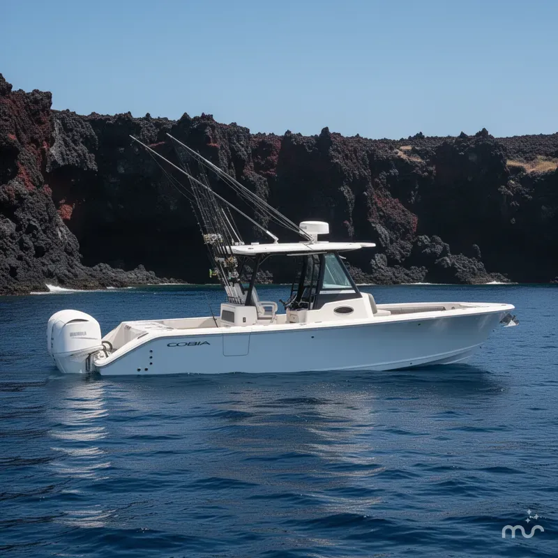 Slide: The Image of Cobia 305 Center Console 2027 - 2
