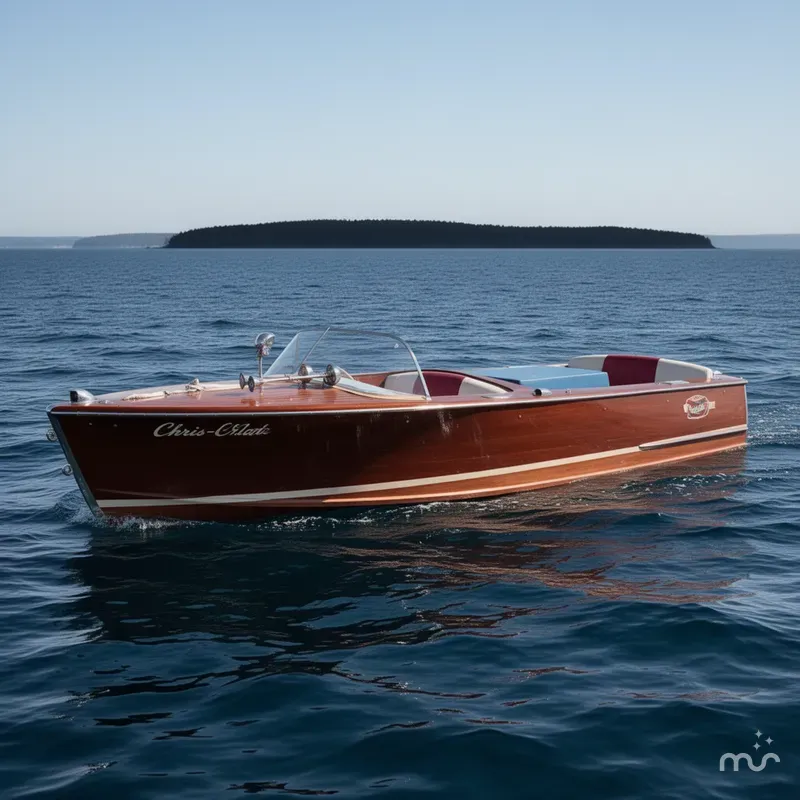 Slide: The Image of Chris-Craft 17 Cavalier 1955 - 1