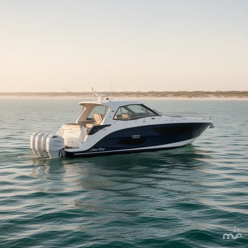 Slide: The Image of Sea Ray Sundancer 370 Outboard 2022 - 0