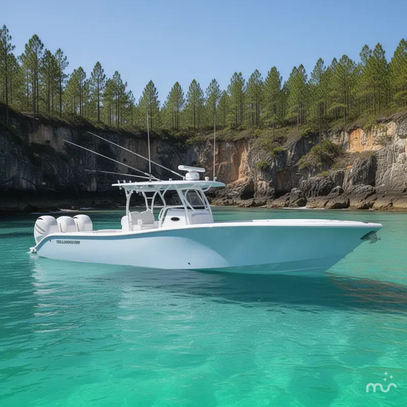 Slide: The Image of Yellowfin 36 Offshore 2021 - 2