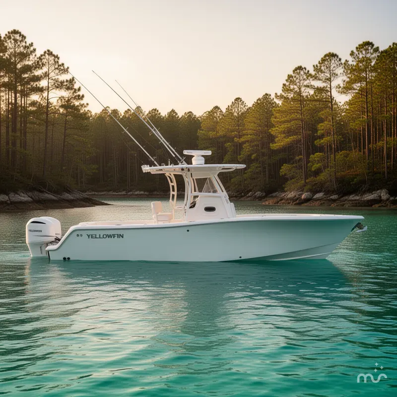 Slide: The Image of Yellowfin 32 Offshore 2017 - 2