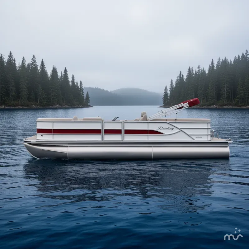 Slide: The Image of Bentley Pontoons 243 Fish CWT 2026 - 2