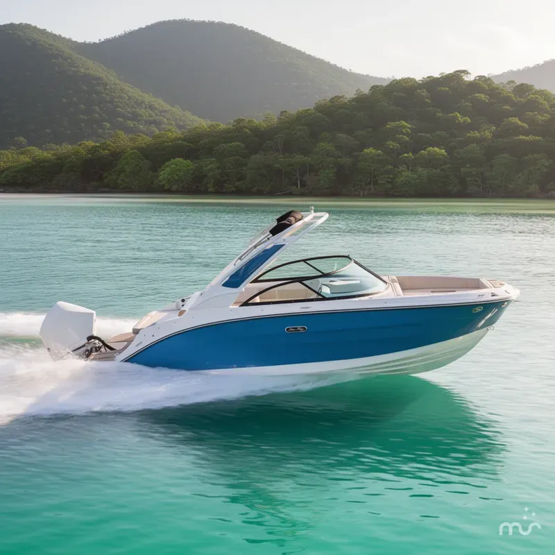 Slide: The Image of Sea Ray SDX 230 Outboard 2026 - 2