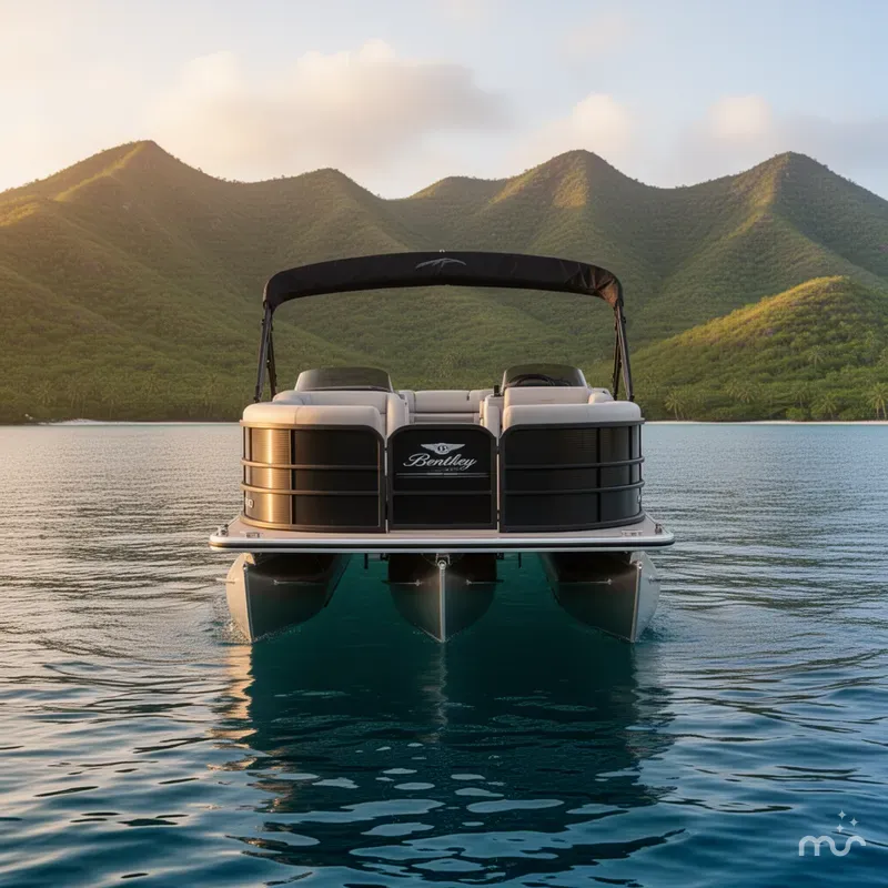 Slide: The Image of Bentley Pontoons Legacy 240 Navigator 2026 - 3