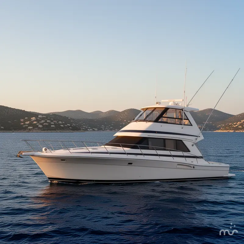Slide: The Image of Riviera 47 Enclosed Flybridge 2000 - 2