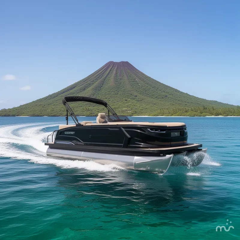 Slide: The Image of Godfrey Sanpan 23' Ultra Lounge Tritoon - 2300 ULC 2026 - 2