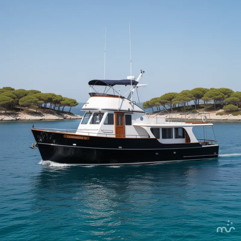 The Image of Custom 51 Pilothouse 1989 - 0