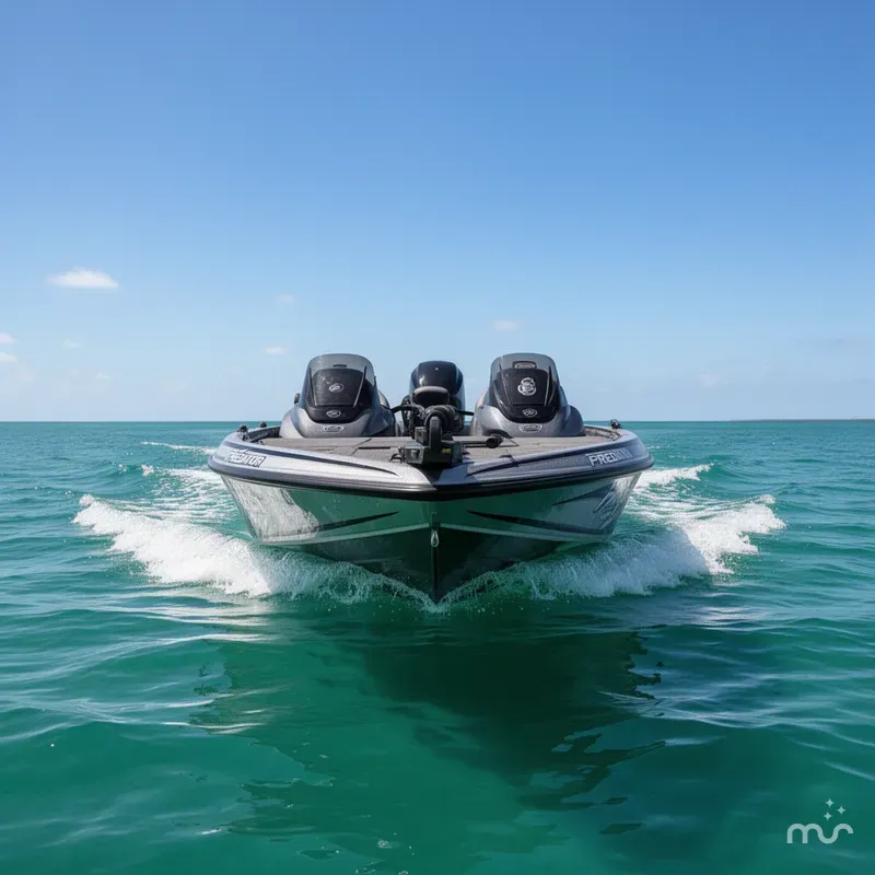 Slide: The Image of Falcon Boats 21 PREDATOR Tournament ready 2026 - 2