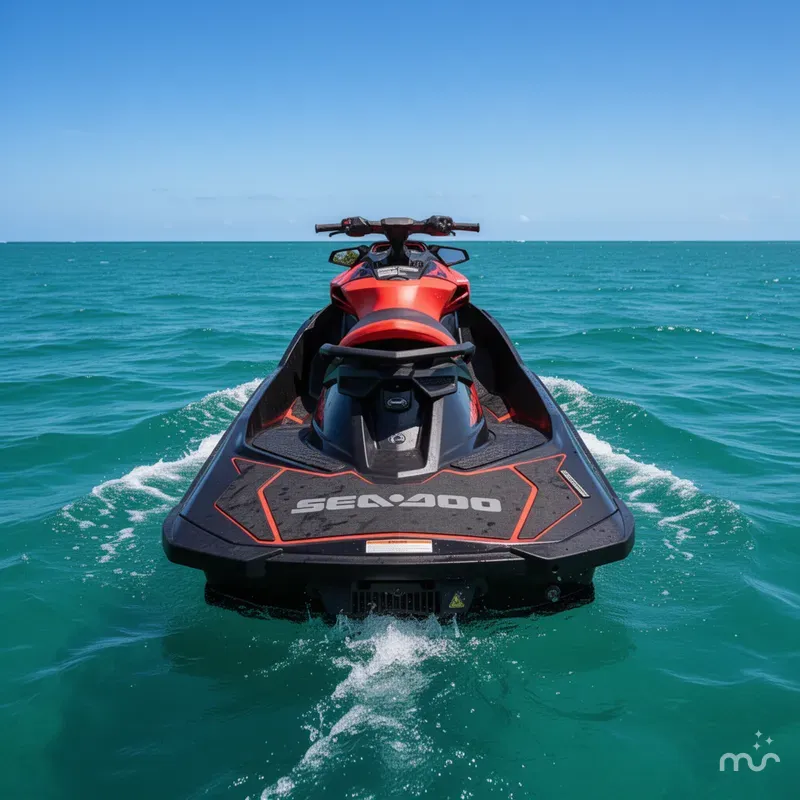 Slide: The Image of Sea-Doo RXP-X 300 Black And Lava Red 2019 - 3