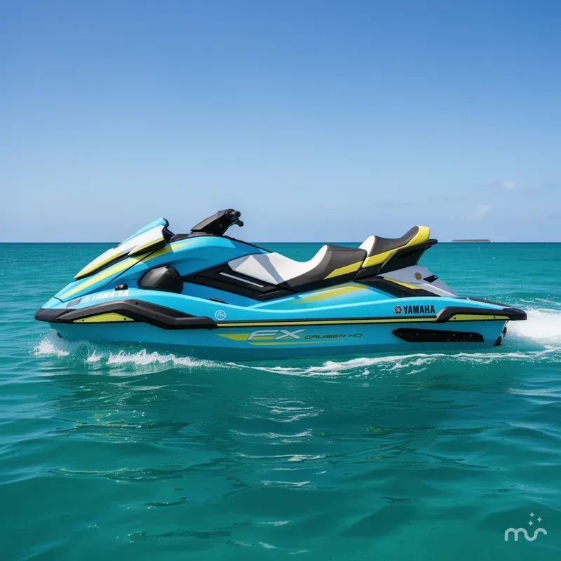 Slide: The Image of Yamaha FX CRUISER HO W/AUDIO- CYAN 2023 - 2