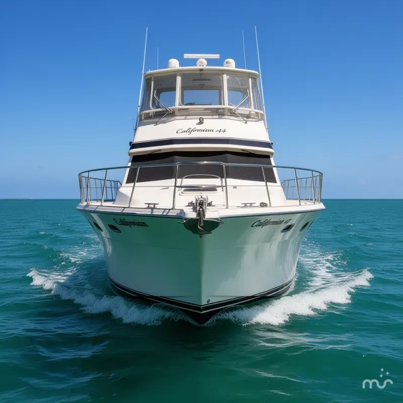 Slide: The Image of Californian 45 Motor Yacht 1987 - 1
