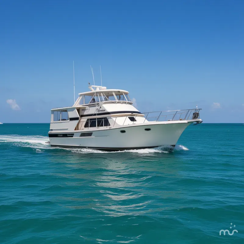 Slide: The Image of Californian 45 Motor Yacht 1987 - 2