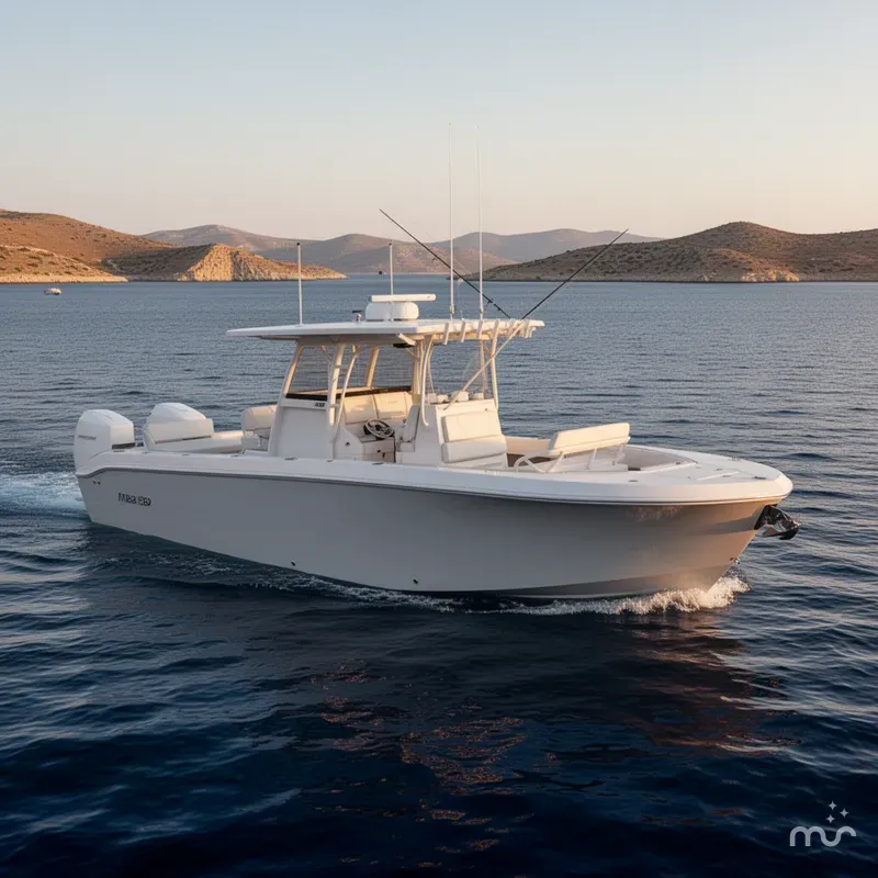 Slide: The Image of Fountain 34 Center Console 2025 - 2