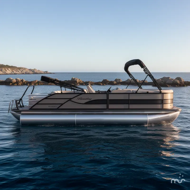Slide: The Image of Bentley Pontoons Legacy 223 QSB 2025 - 2
