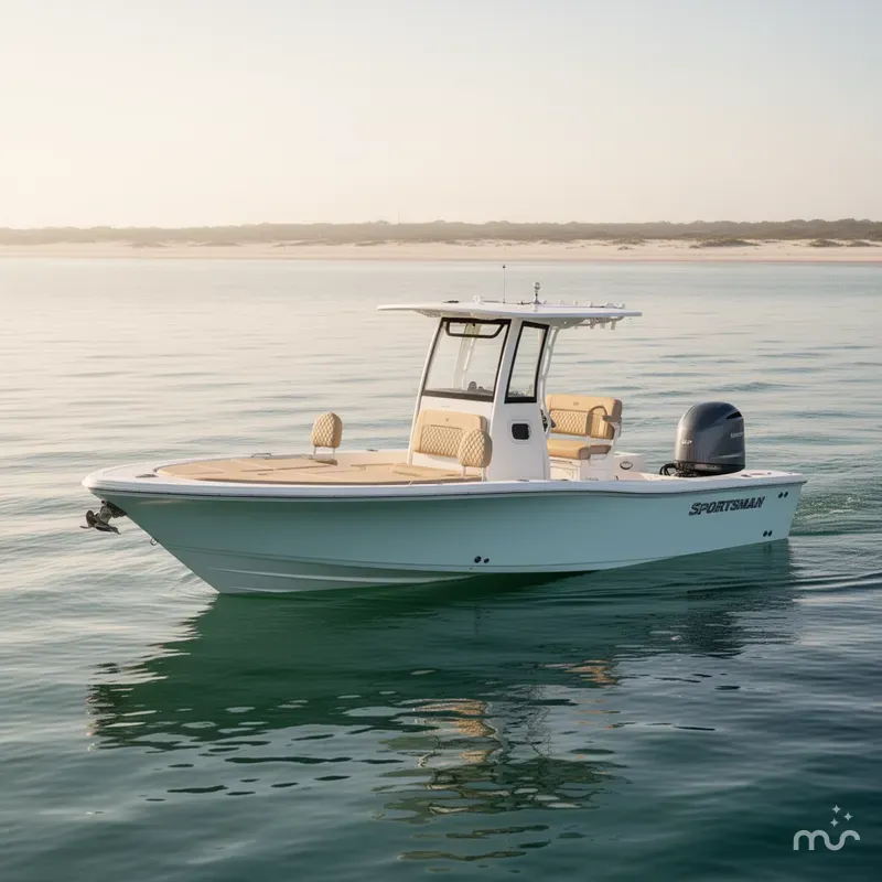Slide: The Image of Sportsman Masters 247 Bay Boat 2026 - 2