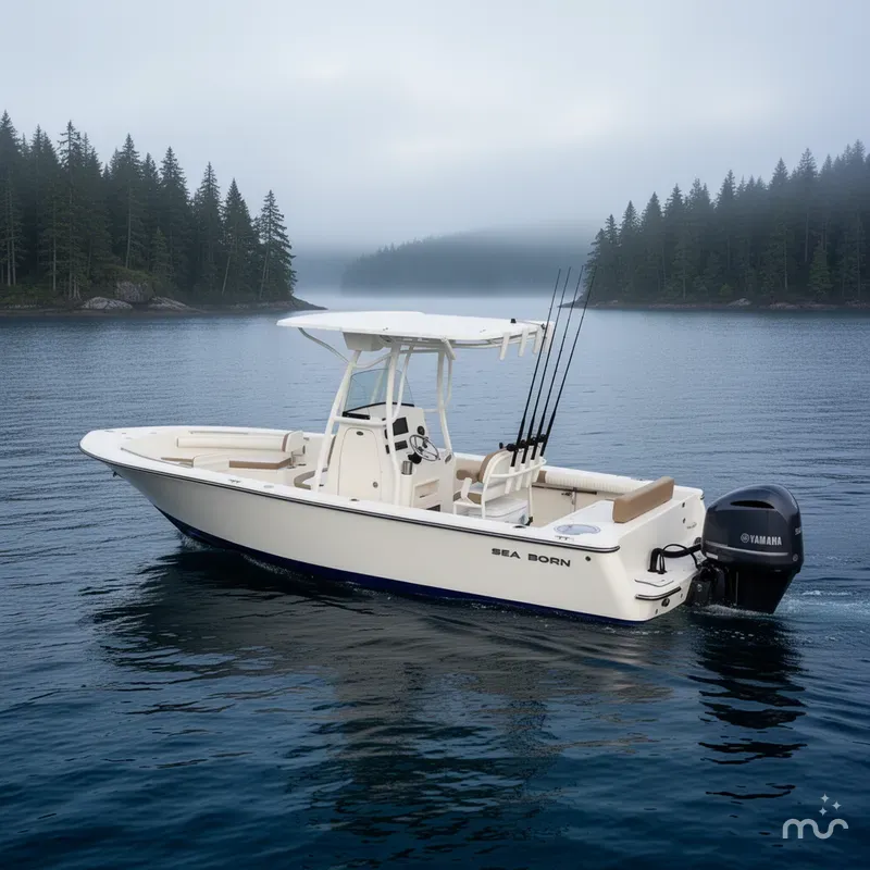 Slide: The Image of Sea Born LX24 Center Console 2026 - 2