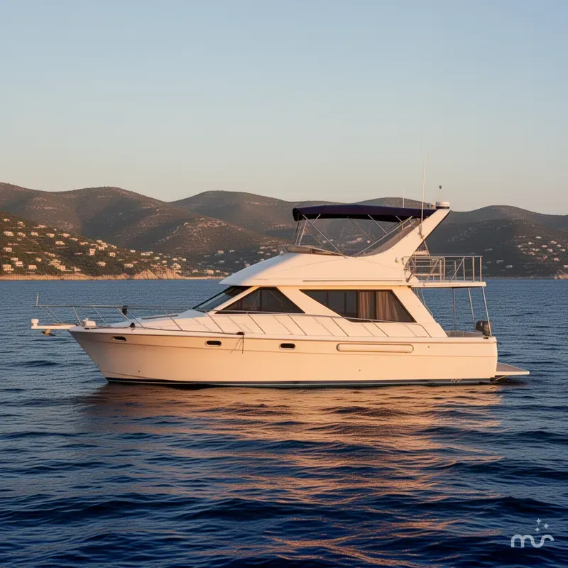 Slide: The Image of Bayliner 3988 Command Bridge Motoryacht 1998 - 2