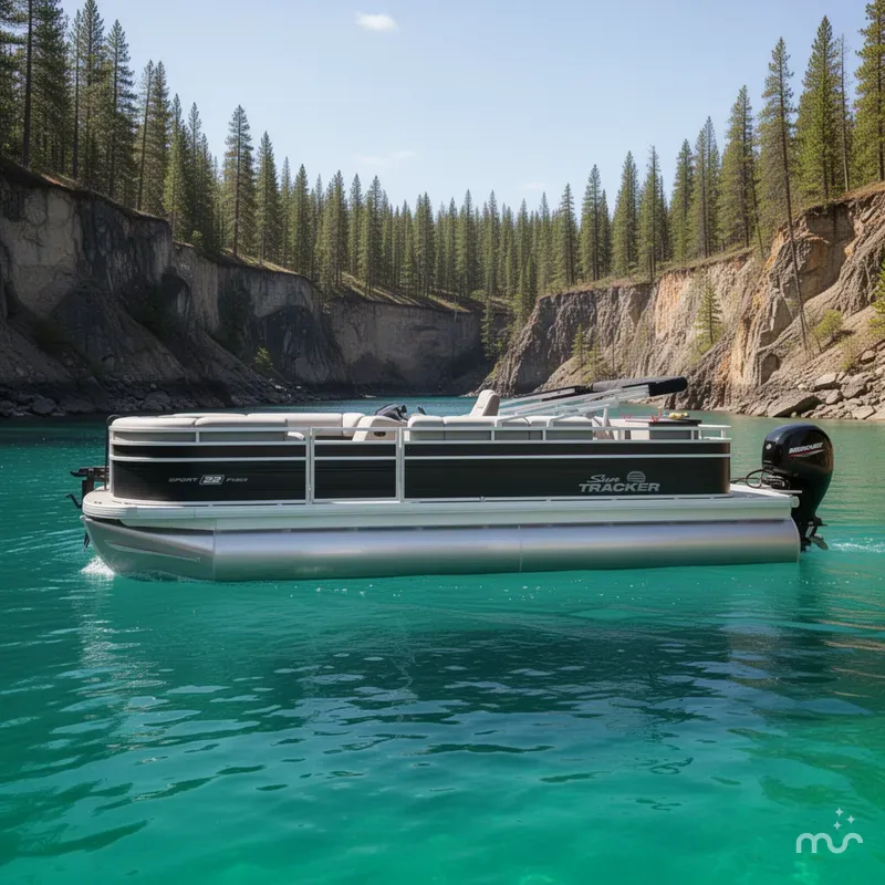 Slide: The Image of Sun Tracker SportFish 22 DLX 2026 - 2