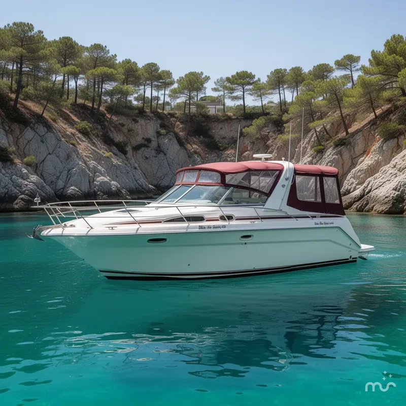 Slide: The Image of Sea Ray Sundancer 350 1990 - 2