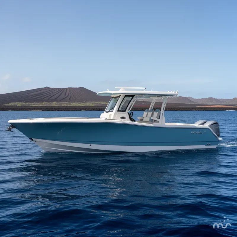 Slide: The Image of Robalo R300 Center Console 2026 - 2
