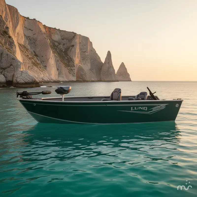 Slide: The Image of Lund 1800 Explorer Tiller 2026 - 2
