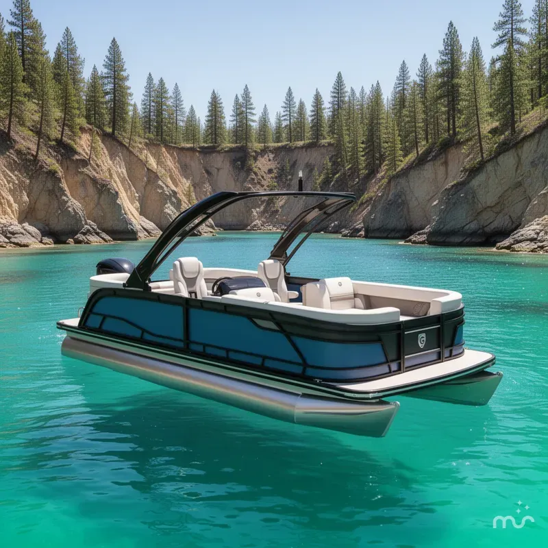 The Image of Godfrey Monaco 23' Split Bench Tritoon - 235 SBC 2026 - 0