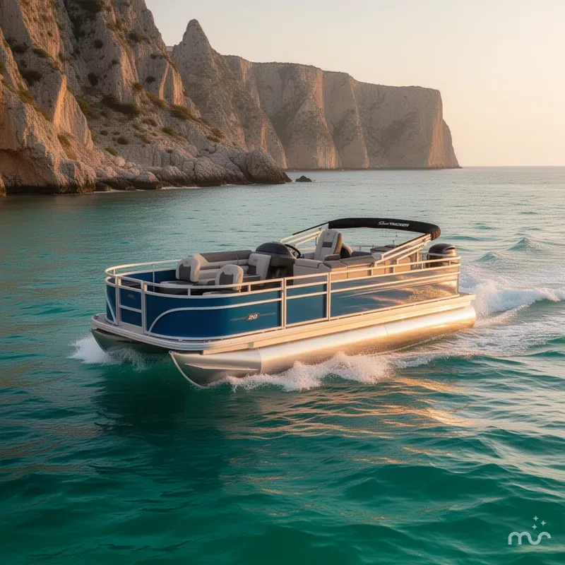 Slide: The Image of Sun Tracker Fishin' Barge 20 DLX 2026 - 4