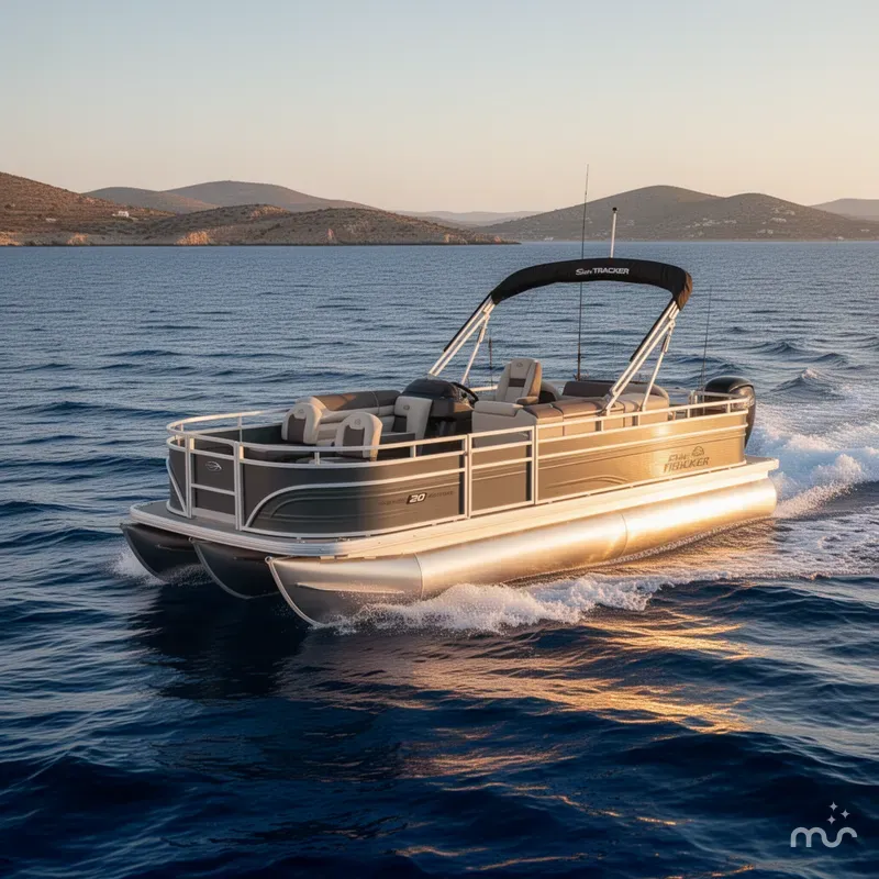 Slide: The Image of Sun Tracker Fishin' Barge 20 DLX 2026 - 4