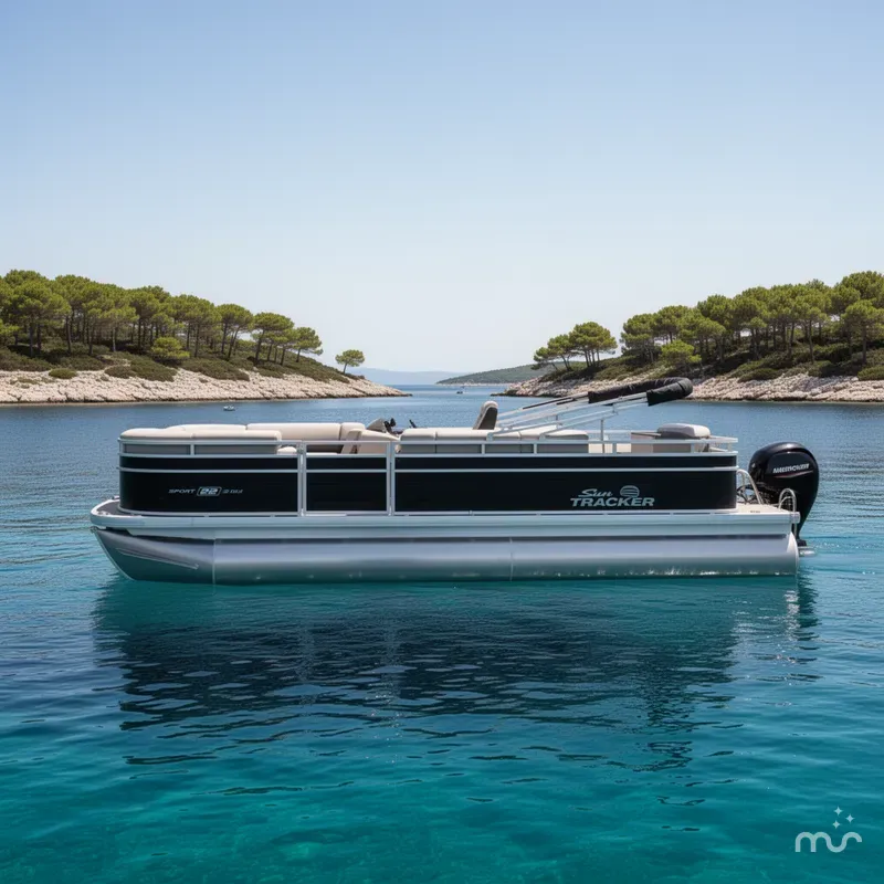 Slide: The Image of Sun Tracker SportFish 22 DLX 2026 - 2
