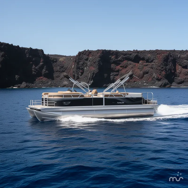 Slide: The Image of Avalon Venture 85 Quad Lounger 23 FT 2026 - 4
