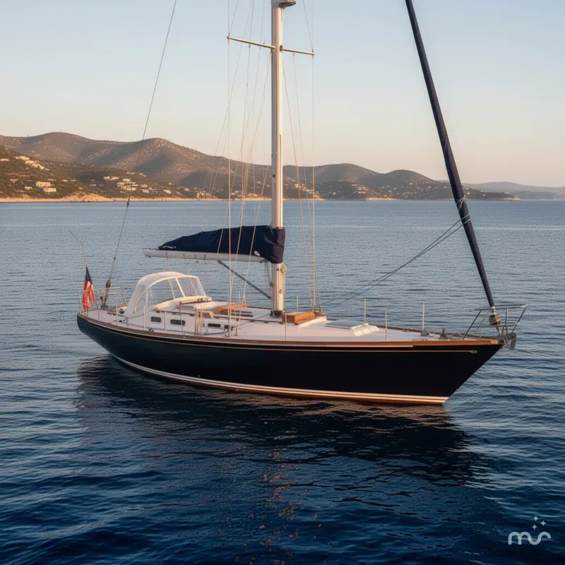 Slide: The Image of Hinckley Yachts 43 1979 - 2