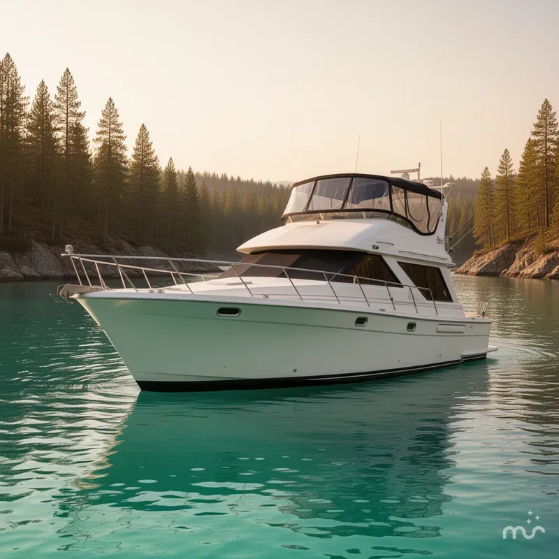 Slide: The Image of Bayliner 3988 Motoryacht 1996 - 2
