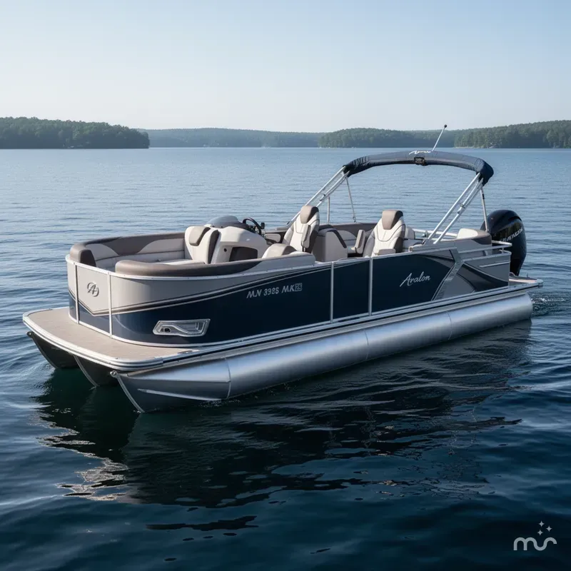 Slide: The Image of Avalon LSZ 150HP 2385 QL Tritoon $42995 2023 - 0