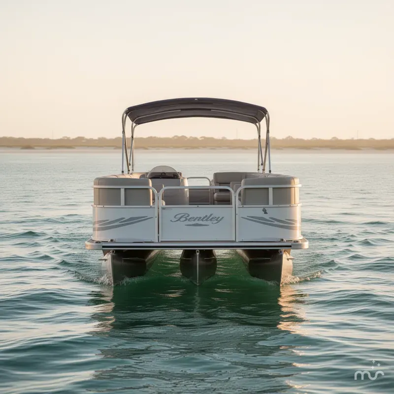 Slide: The Image of Bentley Pontoons 204 Four Point Pontoon 2008 - 2