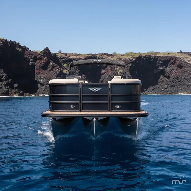 Slide: The Image of Bentley Pontoons 243 Swingback Tri-toon 2026 - 1