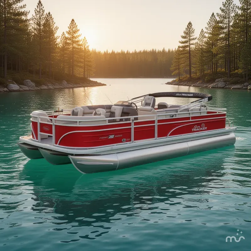The Image of Sun Tracker Fishin' Barge 22 DLX 2026 - 0