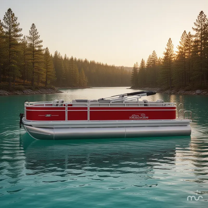 Slide: The Image of Sun Tracker Fishin' Barge 22 DLX 2026 - 2