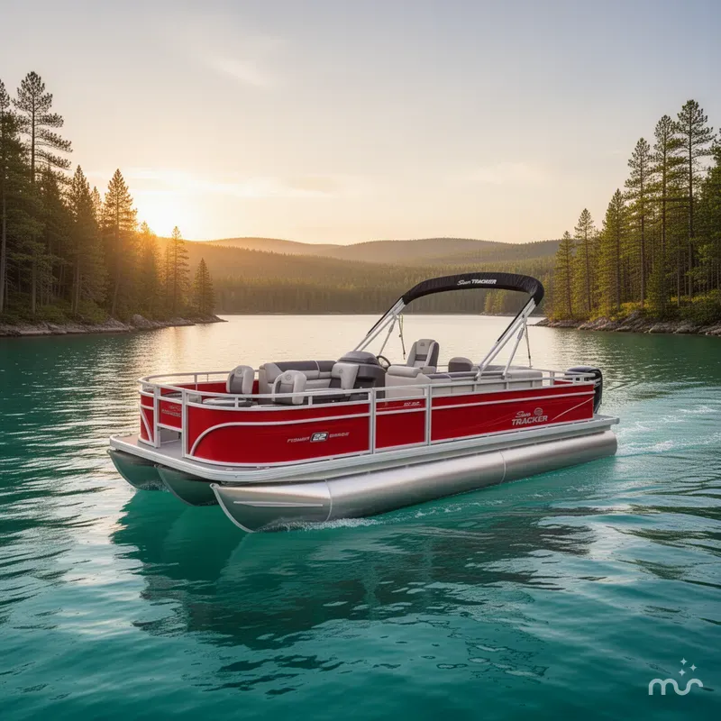 Slide: The Image of Sun Tracker Fishin' Barge 22 DLX 2026 - 4