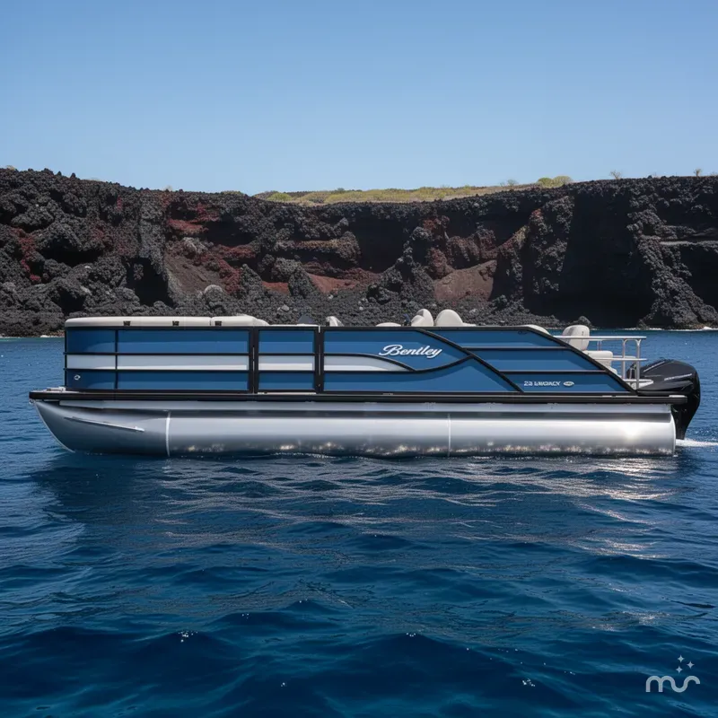Slide: The Image of Bentley Pontoons 223 Swingback 2026 - 2