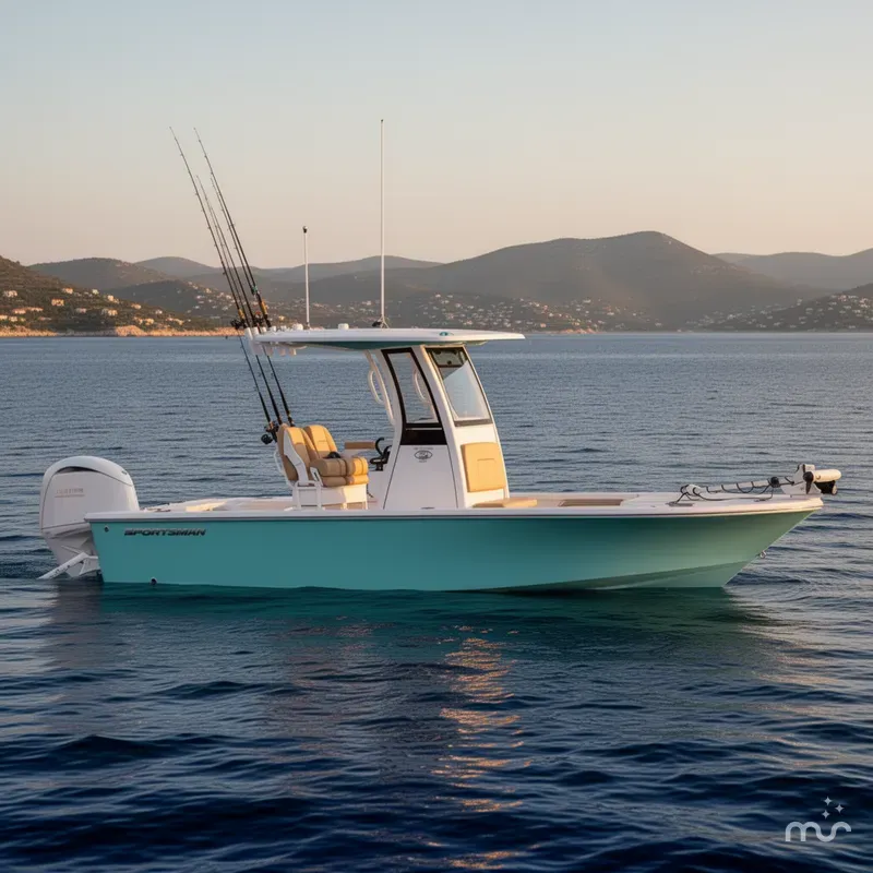 Slide: The Image of Sportsman Masters 227 Bay Boat 2026 - 2