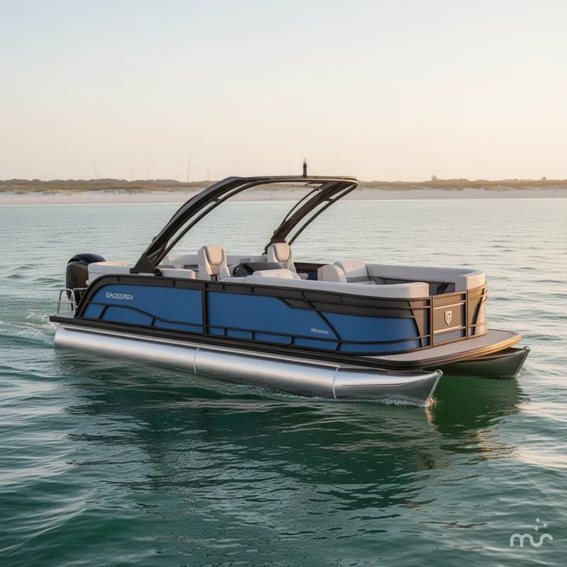 Slide: The Image of Godfrey Monaco 25' Ultra Lounge Tritoon - 255 ULC 2026 - 0
