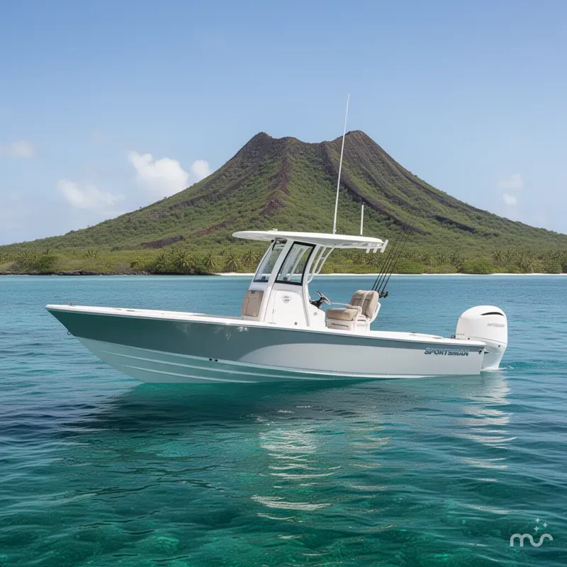 Slide: The Image of Sportsman Masters 247 Bay Boat 2026 - 2