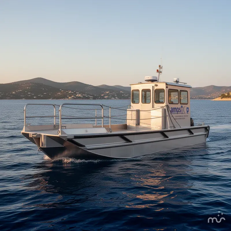 The Image of Custom Aluminum Work Boat 33 2010 - 0