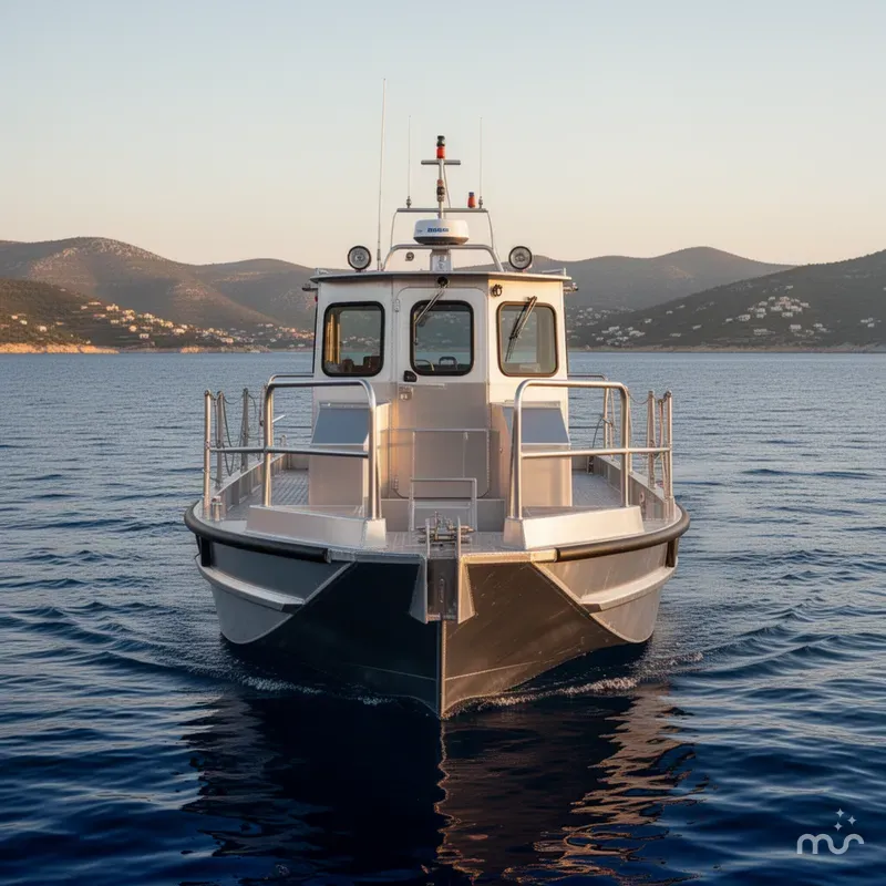 Slide: The Image of Custom Aluminum Work Boat 33 2010 - 1