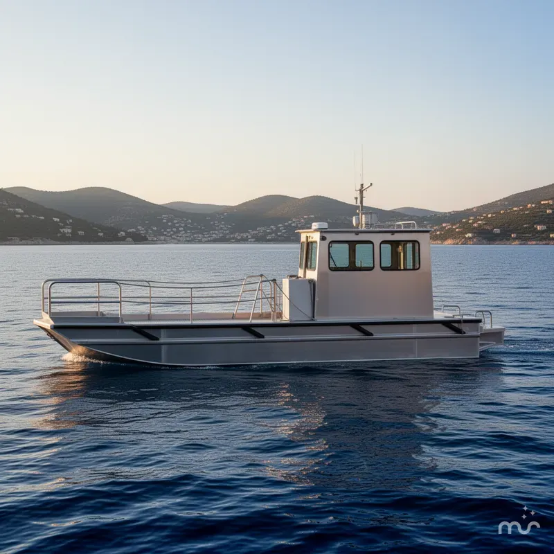 Slide: The Image of Custom Aluminum Work Boat 33 2010 - 2